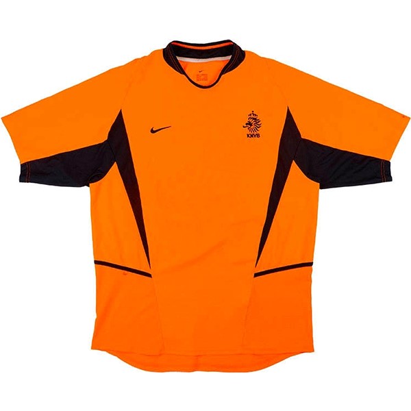 Tailandia Camiseta Países Bajos Primera equipo Retro 2002 Naranja